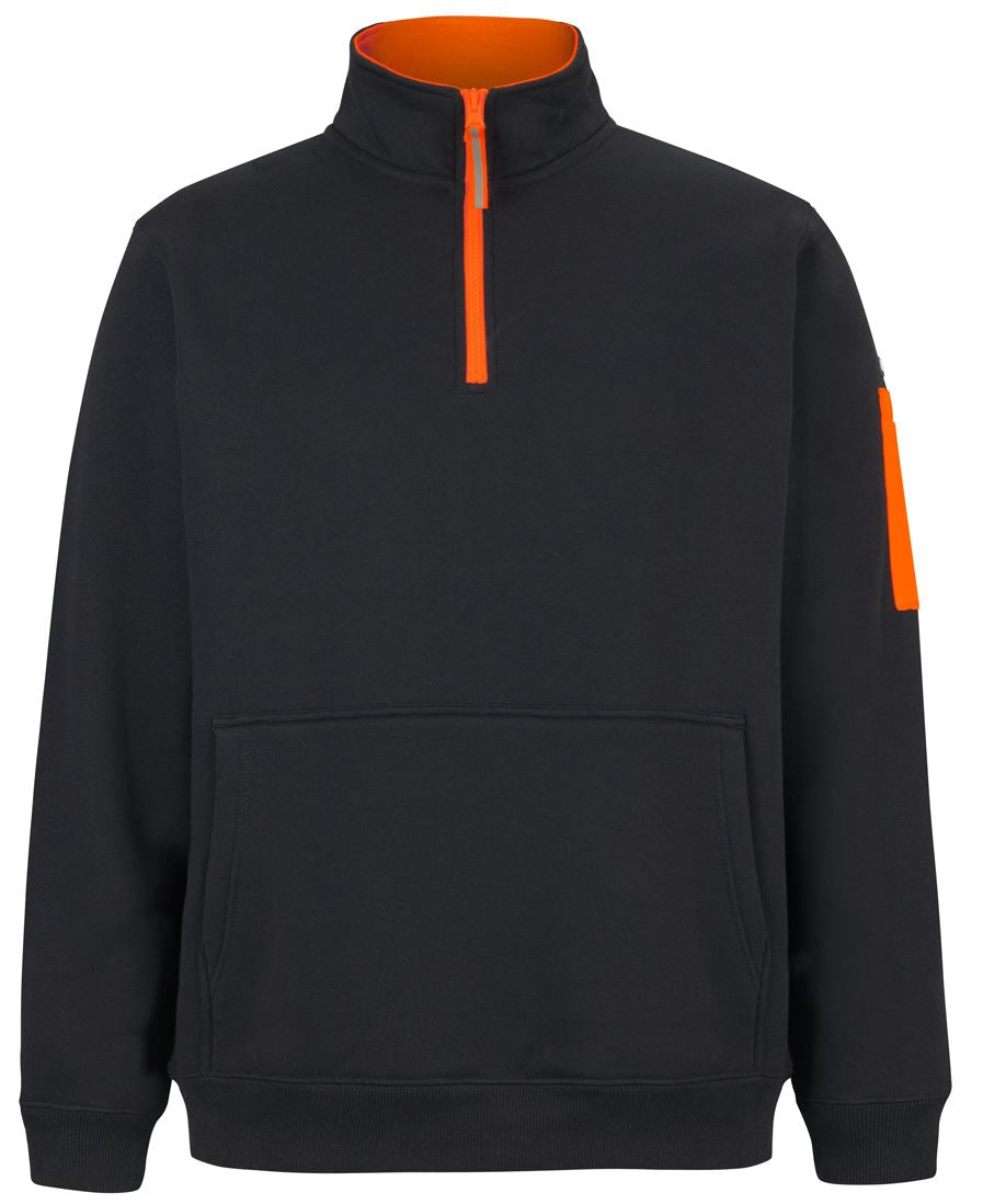6CHF Mens JB'S 350 Premium Trade 1/2 Zip Fleece