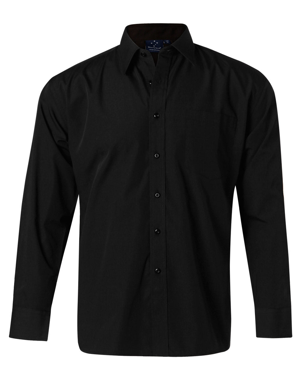 BS01S Mens Poplin Long Sleeve Business Shirt