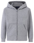 FL03K Kids Double Bay Full-Zip Fleecy Hoodie