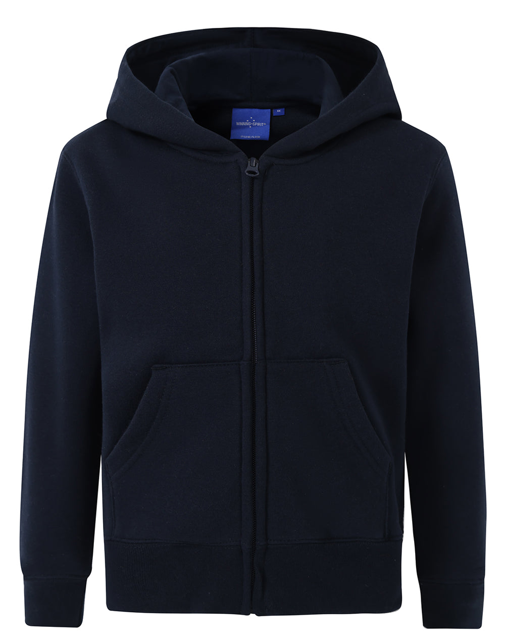 FL03K Kids Double Bay Full-Zip Fleecy Hoodie