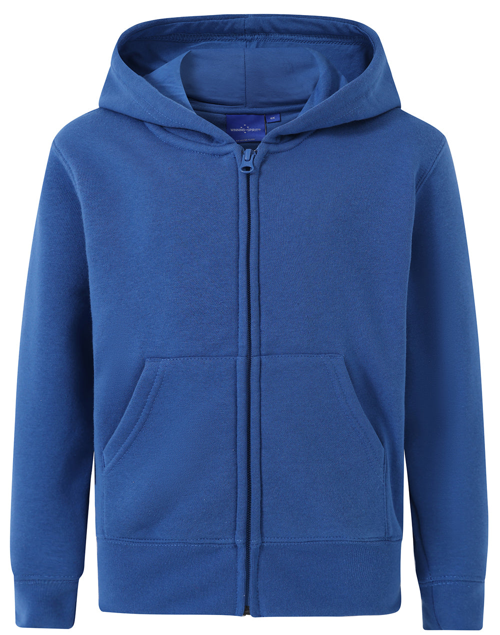 FL03K Kids Double Bay Full-Zip Fleecy Hoodie