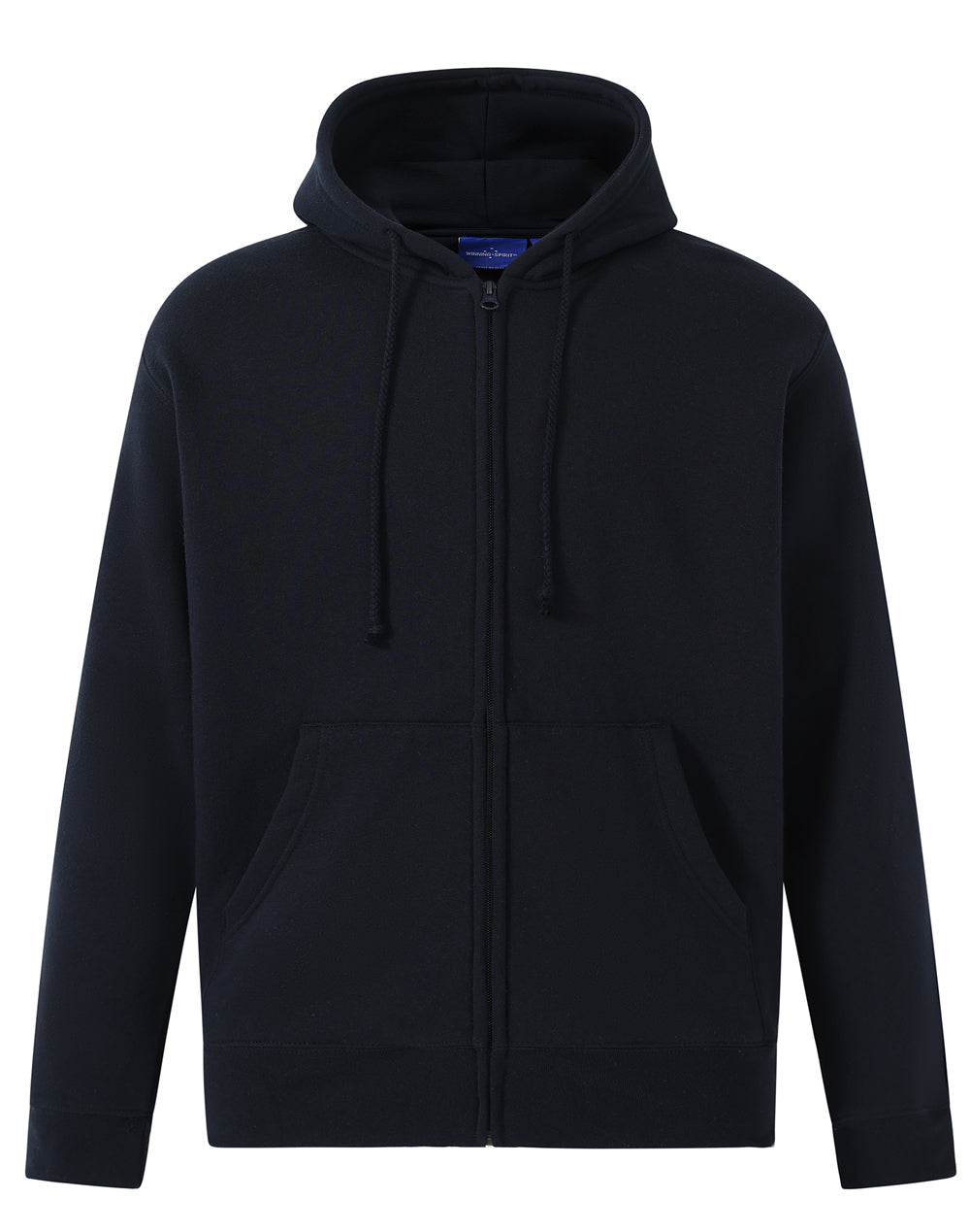 FL03 Mens Full-Zip Fleecy Double Bay Hoodie