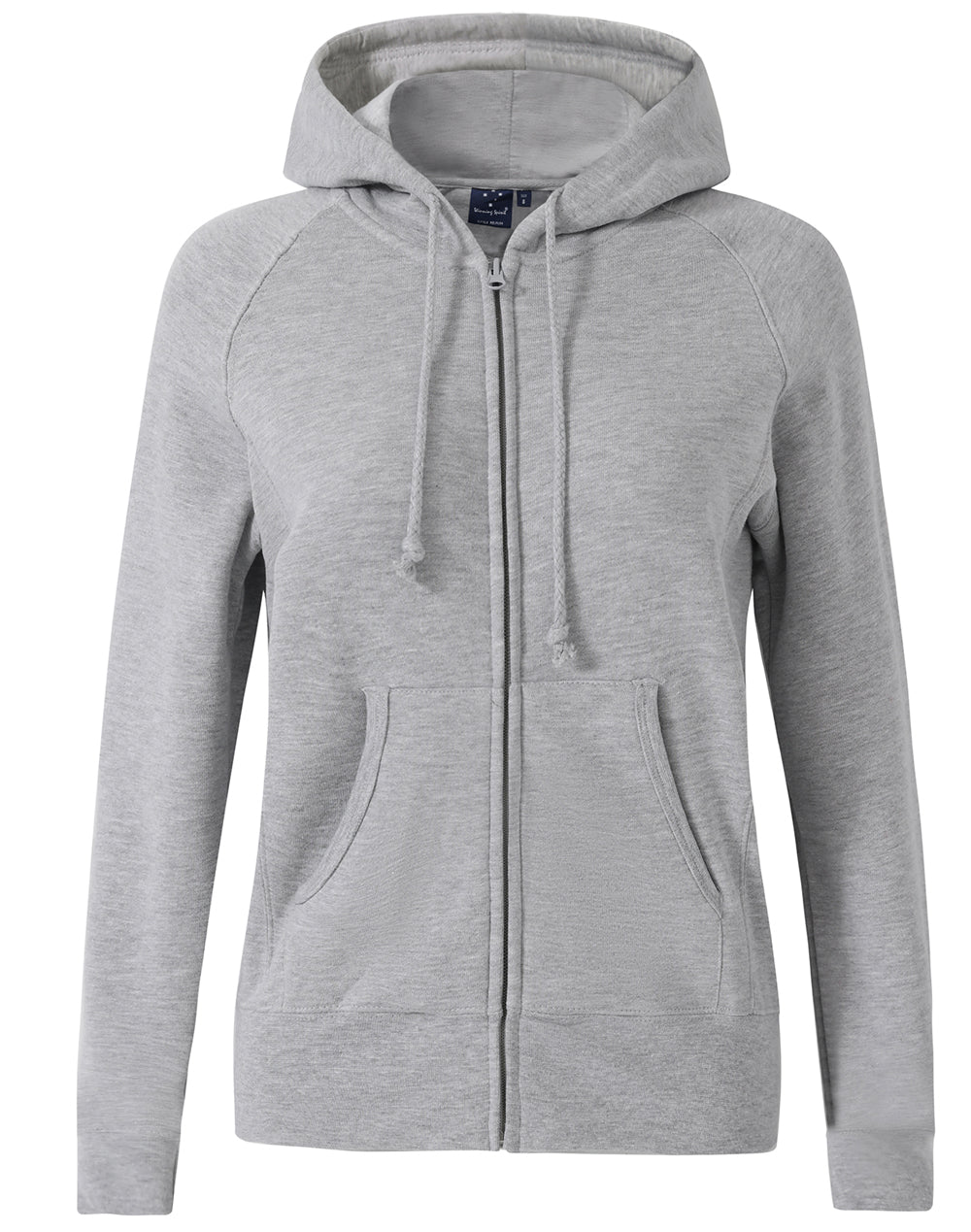 FL04 Ladies Double Bay Full-zip Fleecy Hoodie