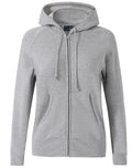 FL04 Ladies Double Bay Full-zip Fleecy Hoodie