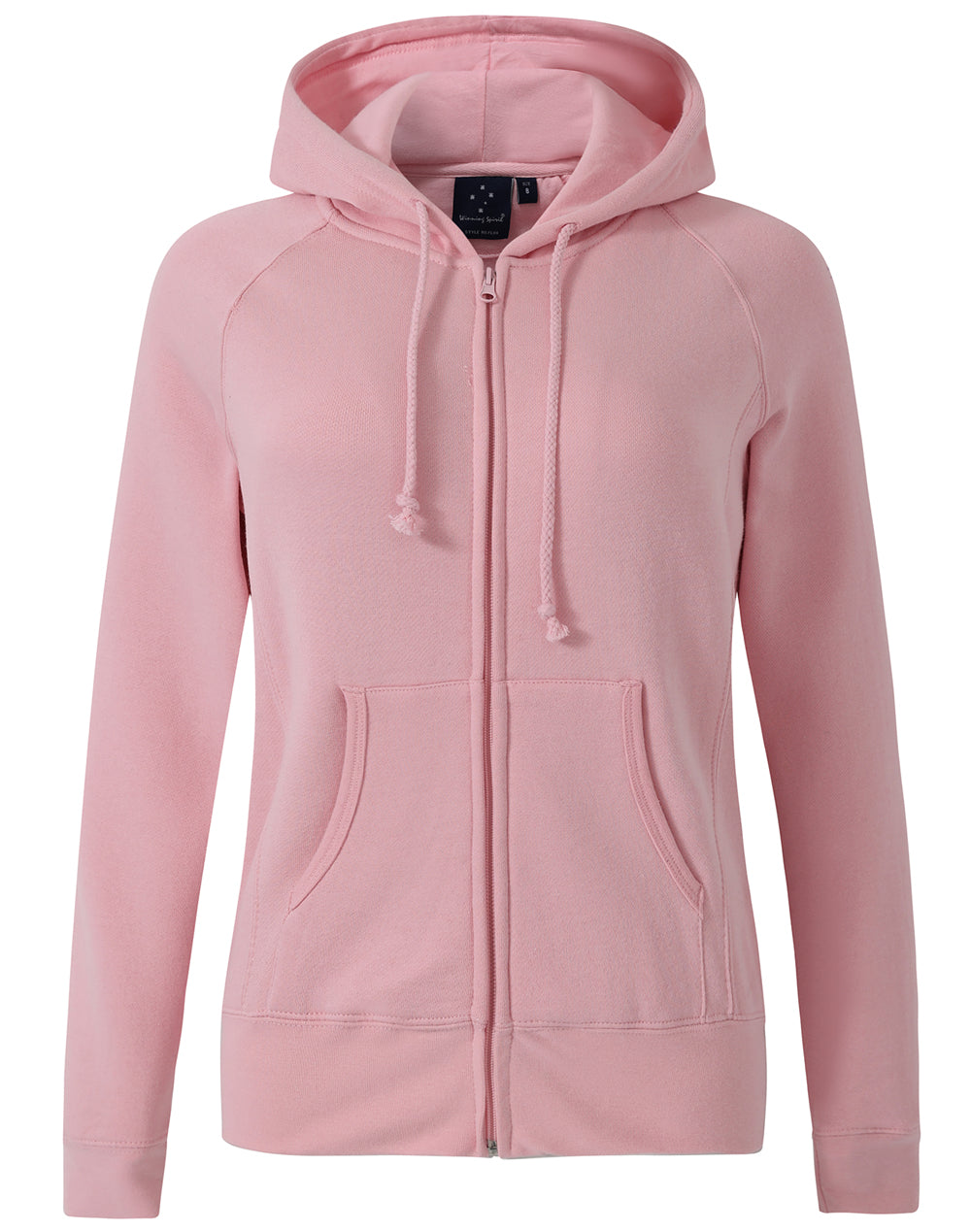 FL04 Ladies Double Bay Full-zip Fleecy Hoodie