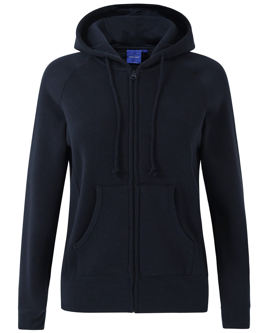FL04 Ladies Double Bay Full-zip Fleecy Hoodie