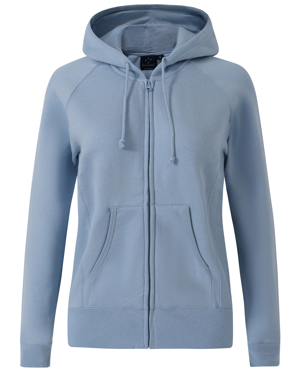 FL04 Ladies Double Bay Full-zip Fleecy Hoodie