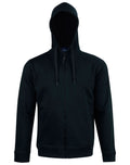 FL17 Mens Full Zip Contrast Bonded Fleece Hoodie