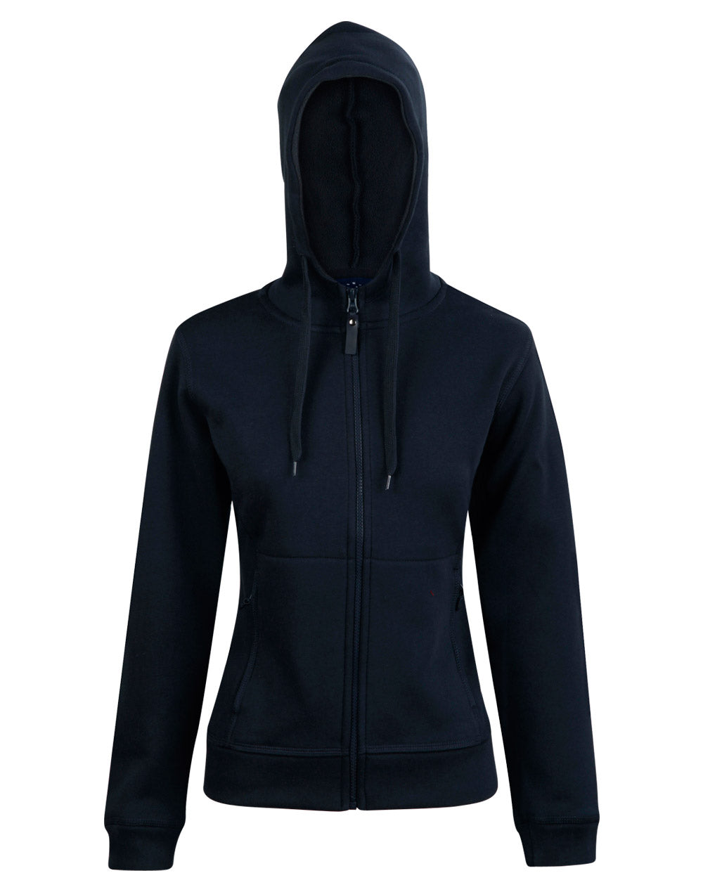 FL18 Ladies Full Zip Passion Pursuit Contrast Bonded Fleece Hoodie
