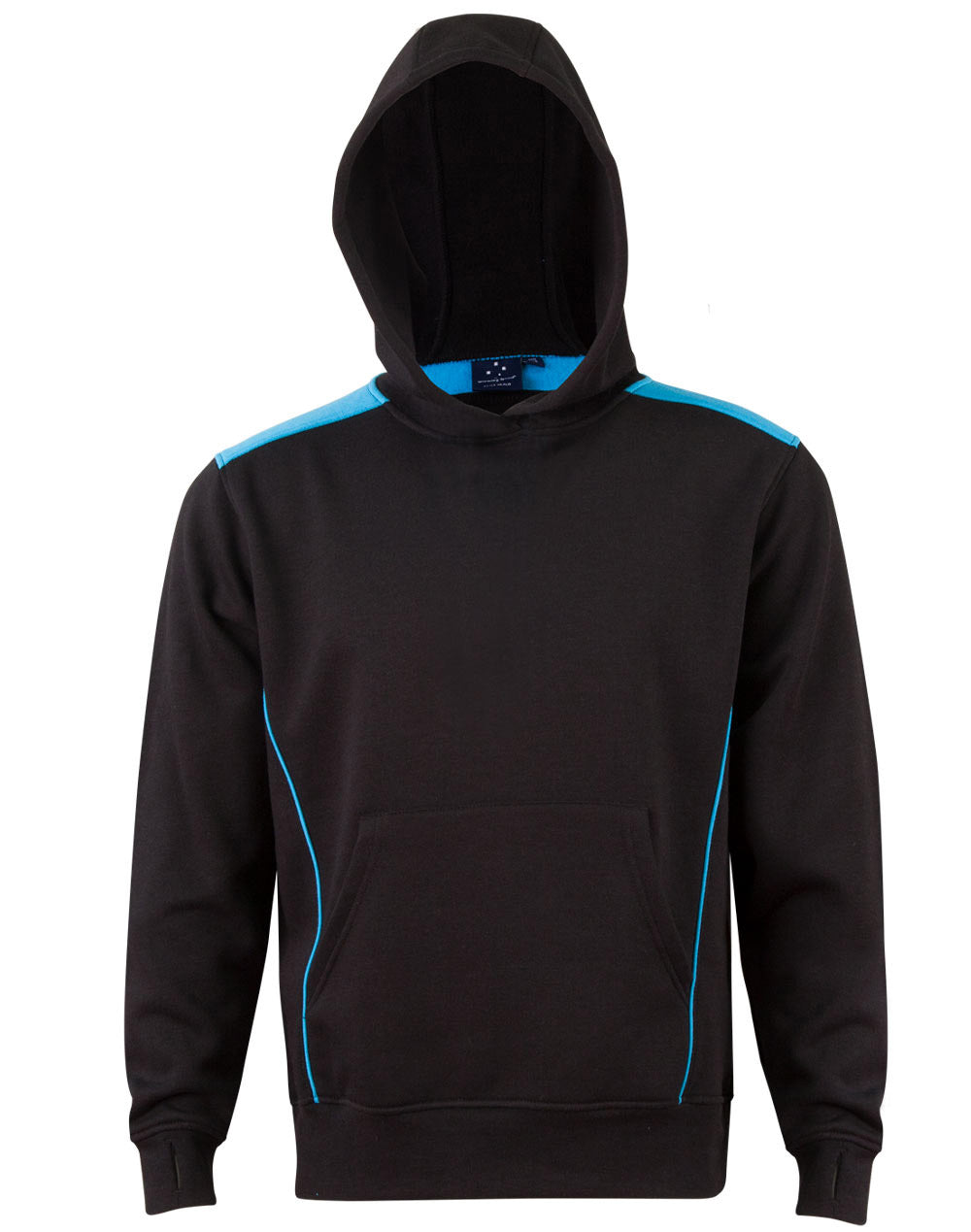 FL19K Kids Croxton Close Front Contrast Fleece Hoodie