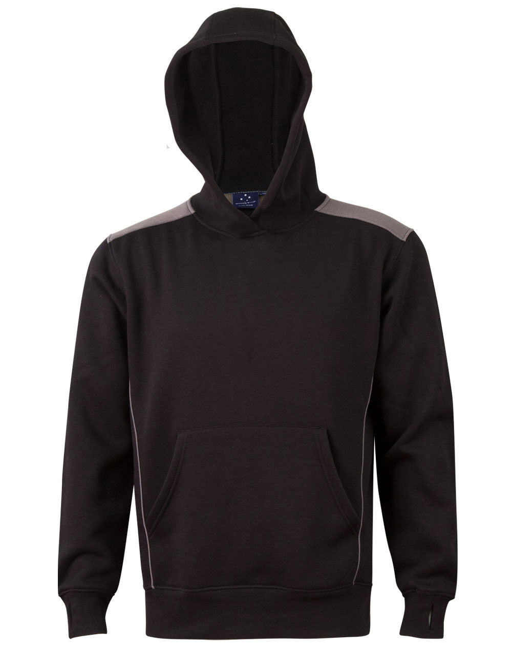 FL19K Kids Croxton Close Front Contrast Fleece Hoodie
