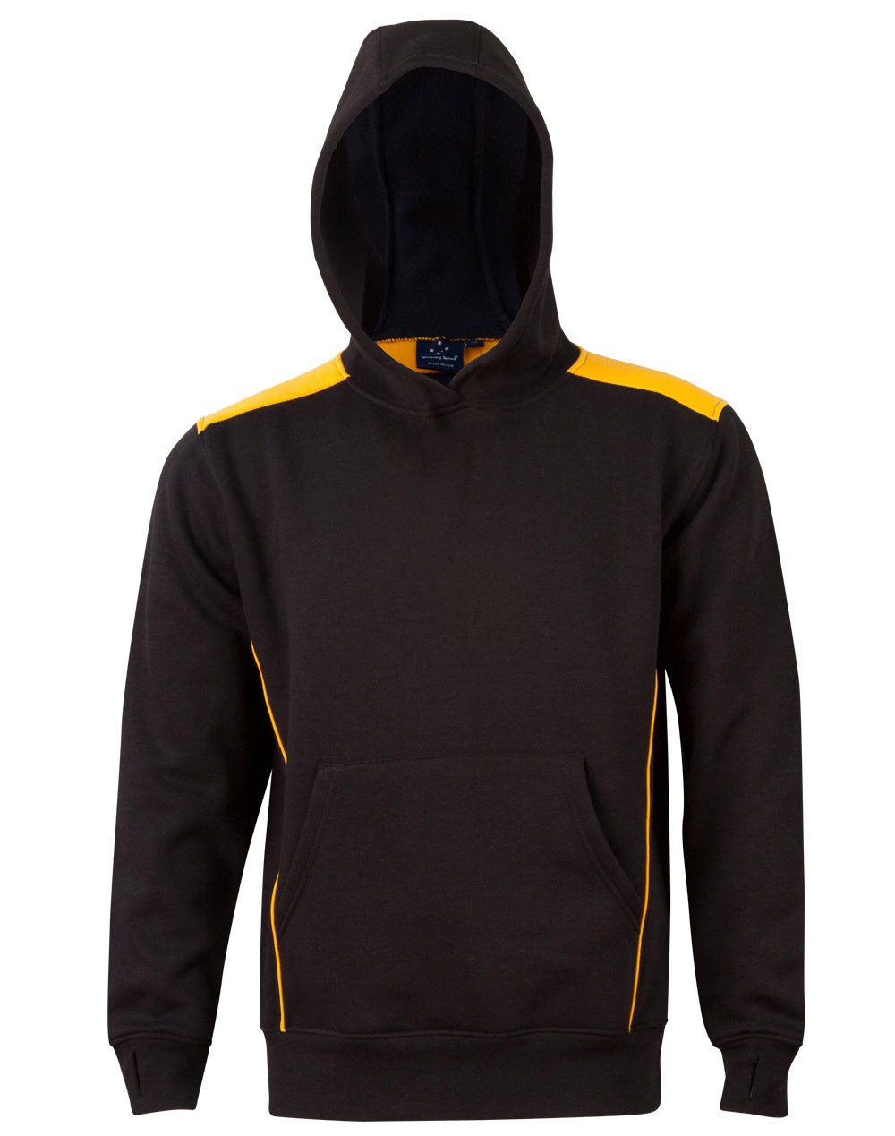FL19K Kids Croxton Close Front Contrast Fleece Hoodie