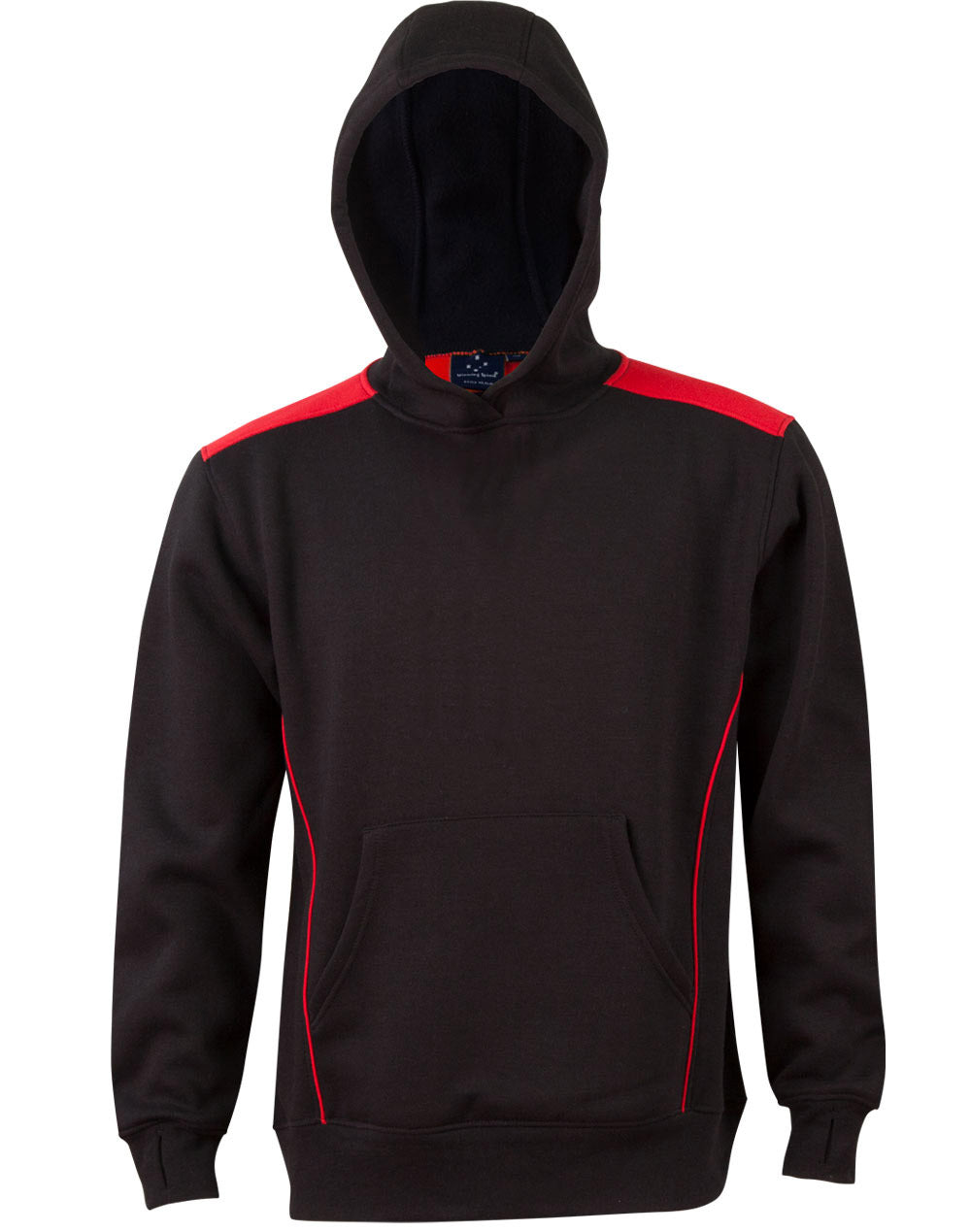 FL19K Kids Croxton Close Front Contrast Fleece Hoodie