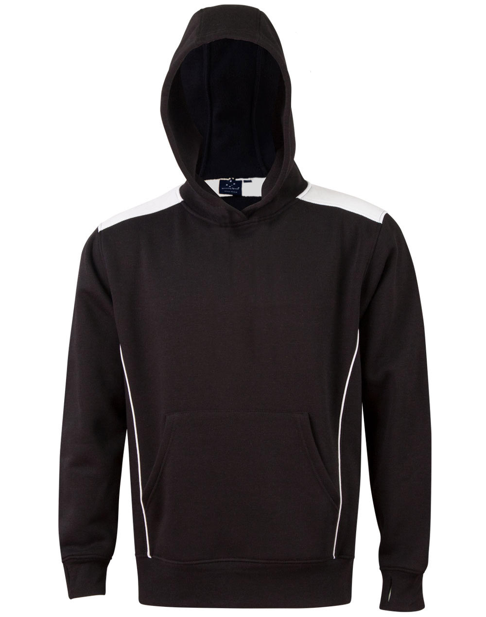 FL19K Kids Croxton Close Front Contrast Fleece Hoodie