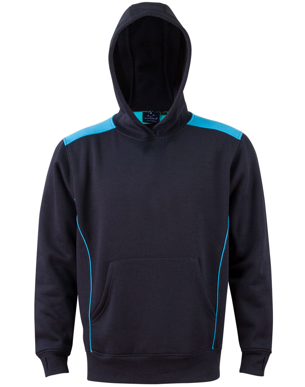 FL19K Kids Croxton Close Front Contrast Fleece Hoodie