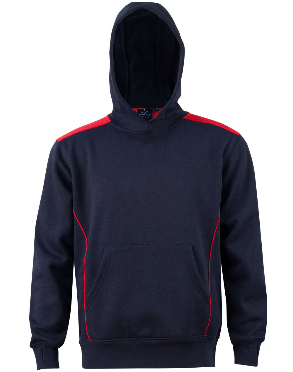 FL19K Kids Croxton Close Front Contrast Fleece Hoodie