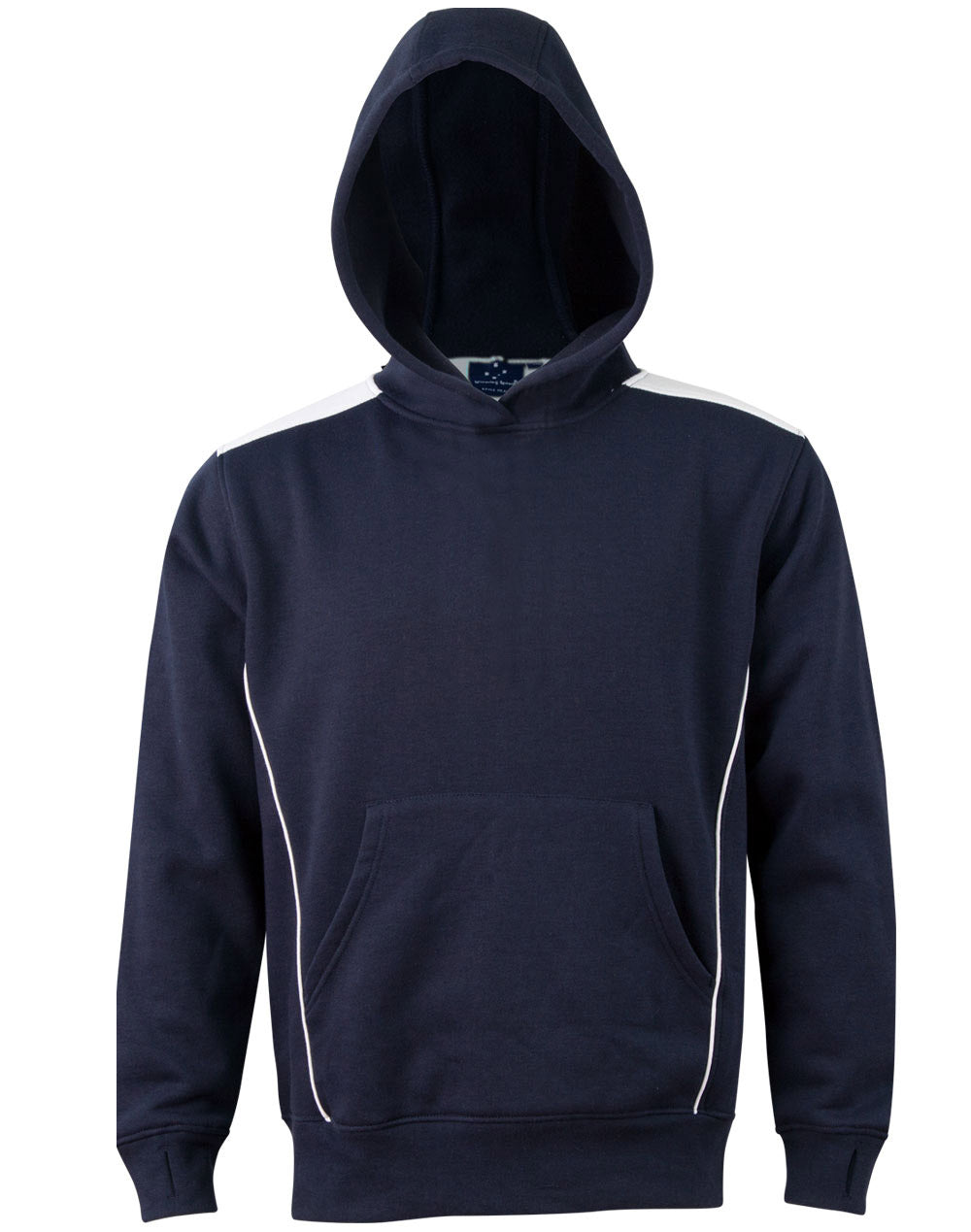FL19K Kids Croxton Close Front Contrast Fleece Hoodie
