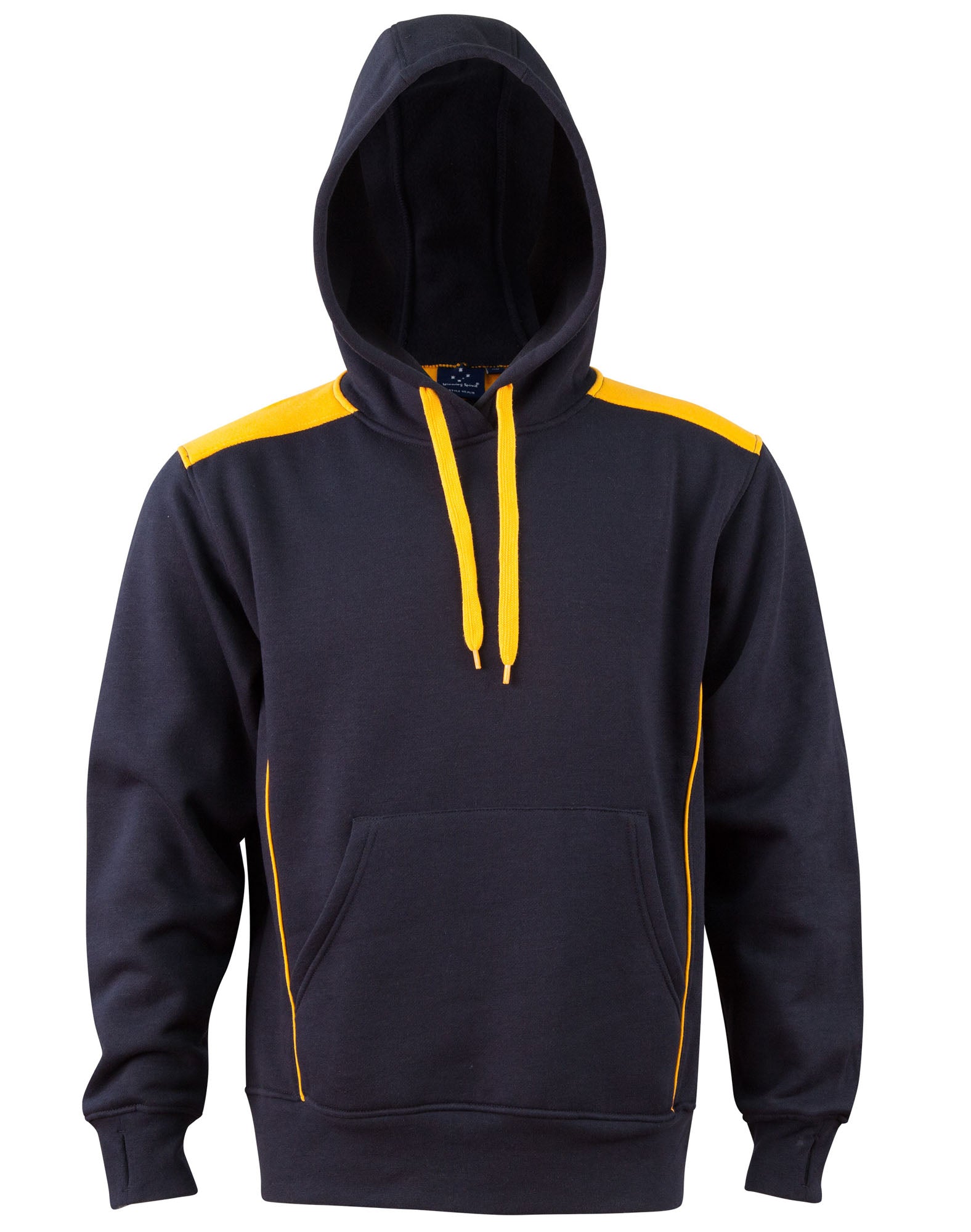 FL19 Unisex Adults' Close Front Contrast Fleece Hoodie