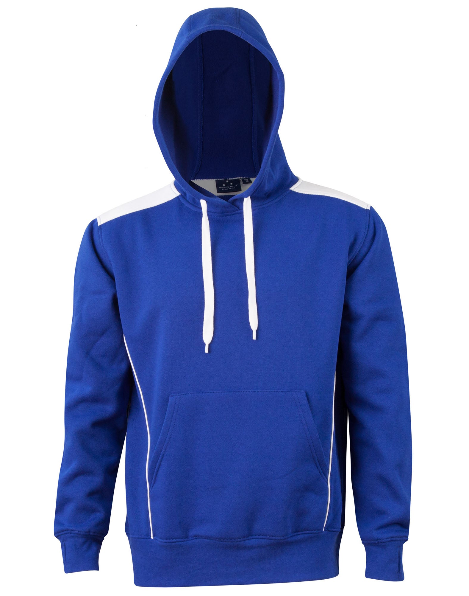 FL19 Unisex Adults' Close Front Contrast Fleece Hoodie