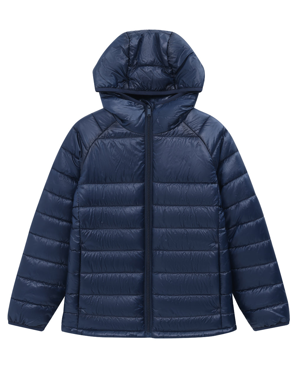 JK67K Kids’ Sustainable Lightweight Hooded Puffer Jacket