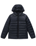 JK67 Unisex Sustainable Lightweight Hooded Puffer Jacket.