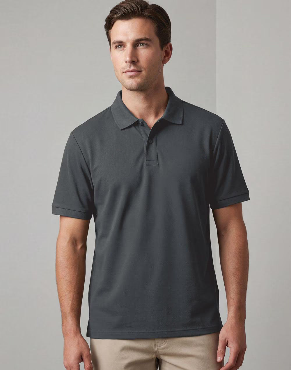 PS15 Mens Classic Cotton/Poly Pique Short Sleeve Polo