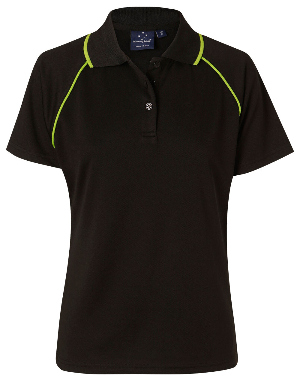 PS19 Ladies CoolDry® Raglan Short Sleeve Contrast Polo
