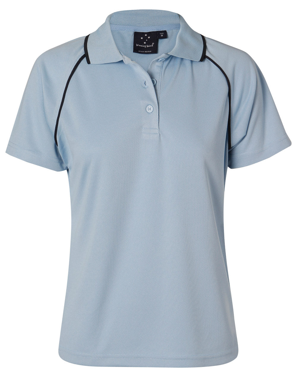 PS19 Ladies CoolDry® Raglan Short Sleeve Contrast Polo