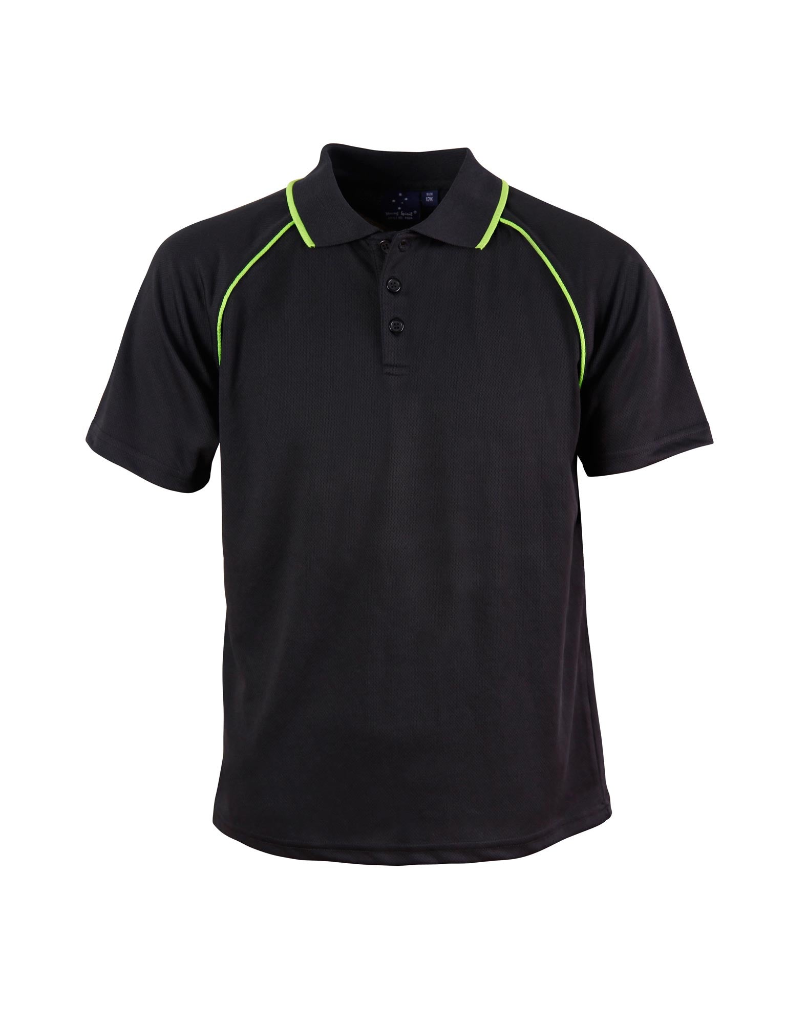 PS24 Kids CoolDry® Raglan Short Sleeve Contrast Polo
