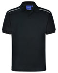 PS25 Mens Pure Cotton Contrast Piping Short Sleeve Polo