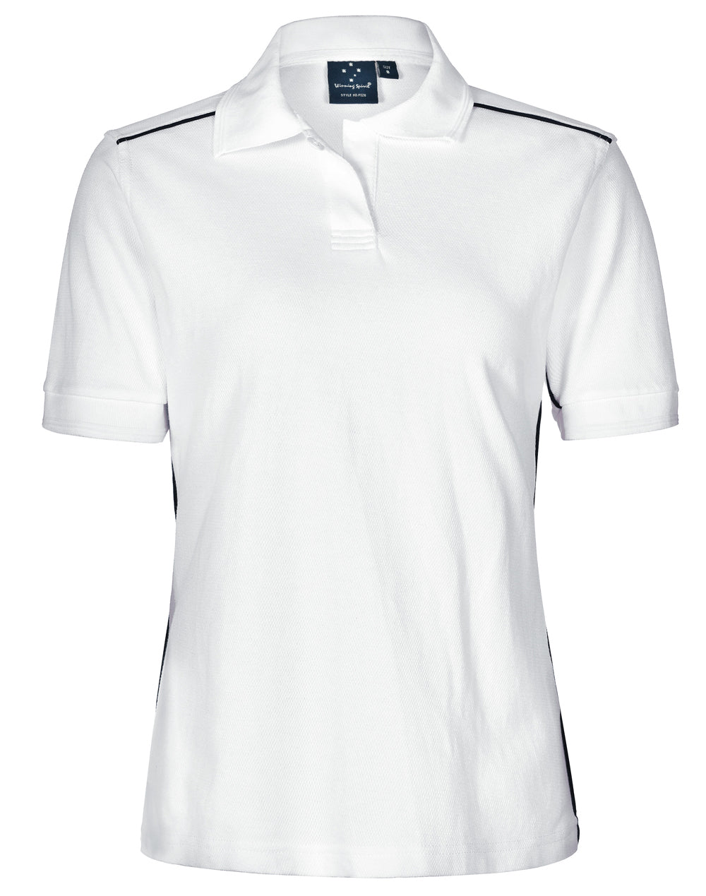 PS25 Mens Pure Cotton Contrast Piping Short Sleeve Polo