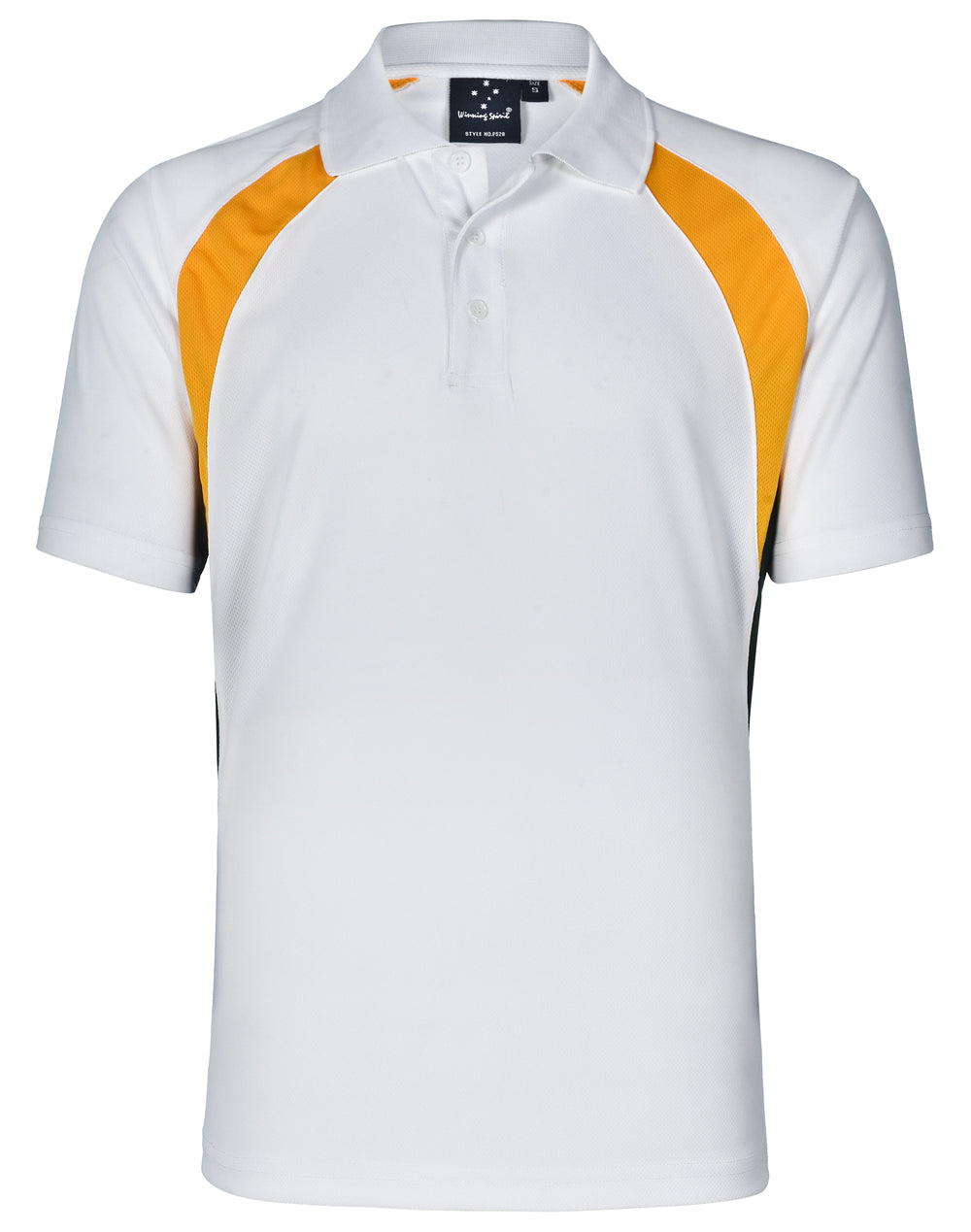 PS28 Mens CoolDry® Tri-colour Contrast Short Sleeve Polo