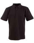 PS39 Mens Longbeach Cotton/Stretch Pique Knit Short Sleeve Polo