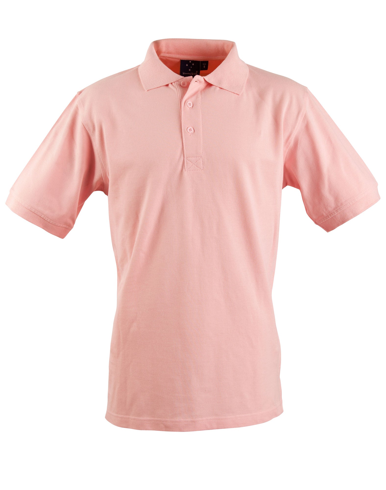 PS39 Mens Longbeach Cotton/Stretch Pique Knit Short Sleeve Polo