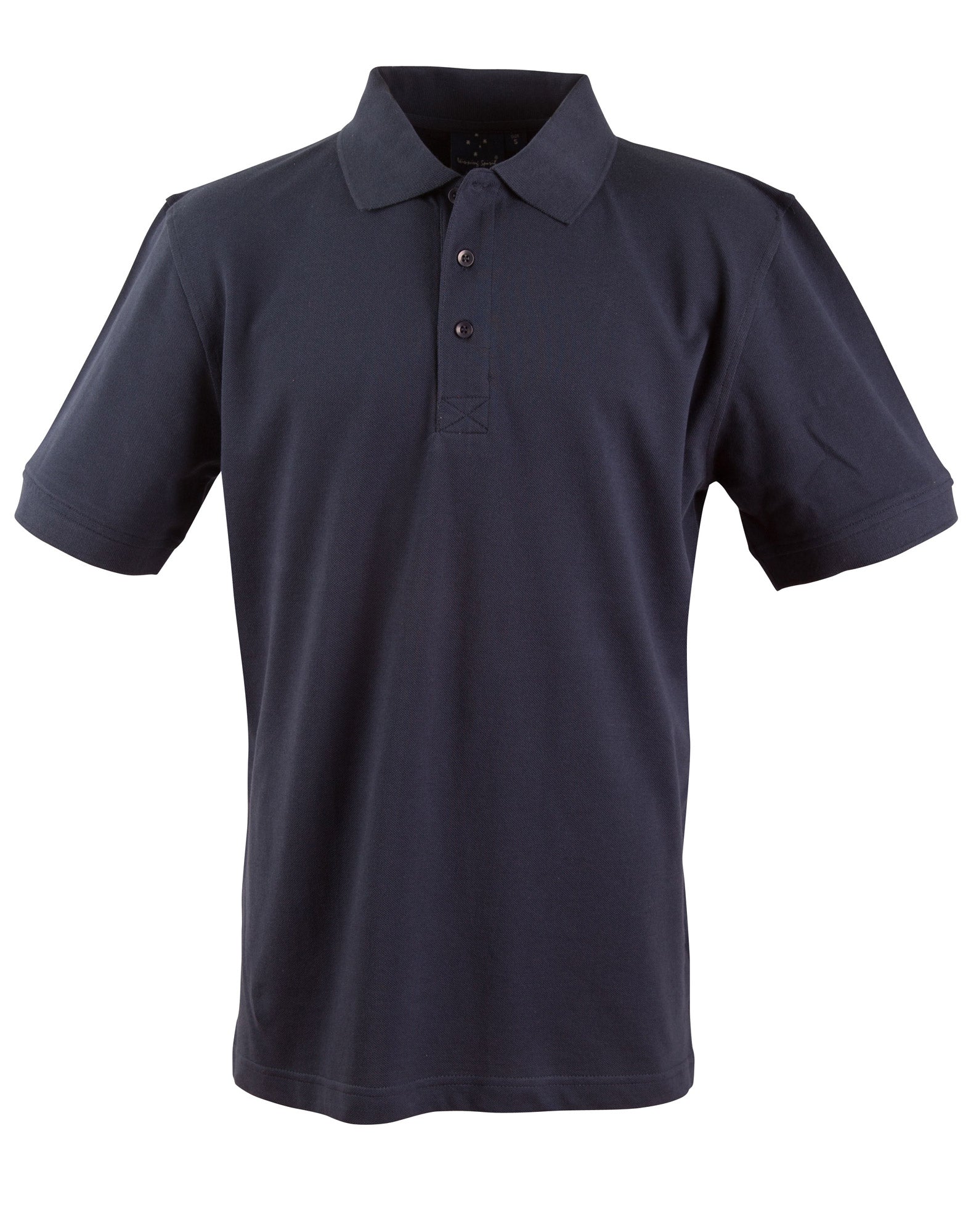 PS39 Mens Longbeach Cotton/Stretch Pique Knit Short Sleeve Polo