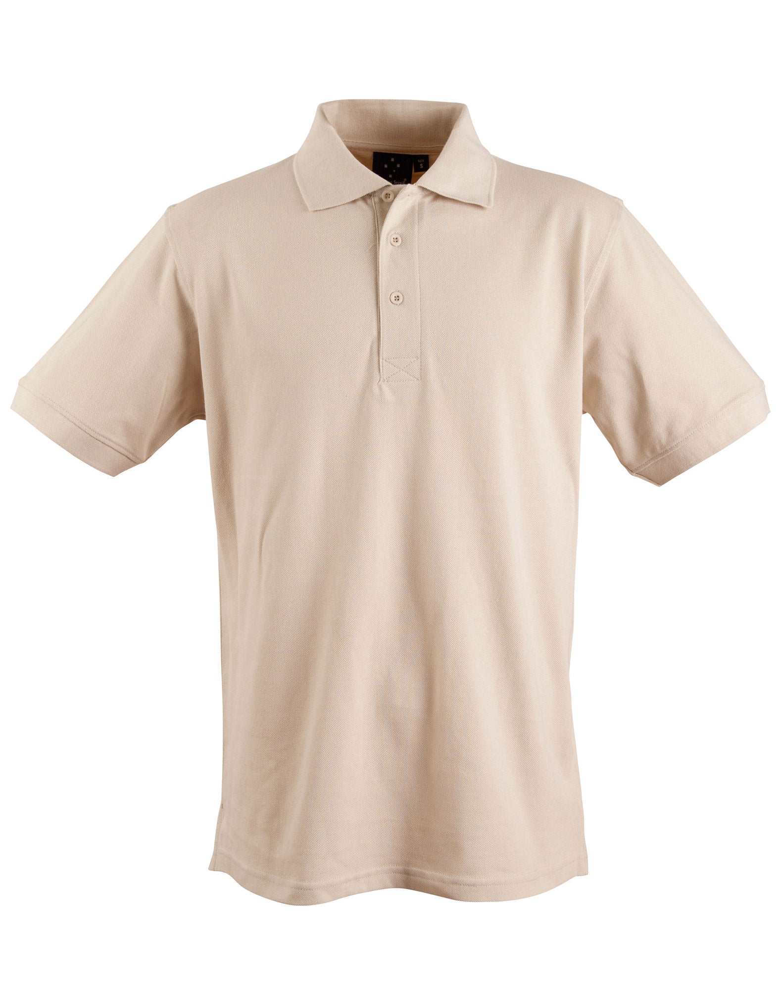 PS39 Mens Longbeach Cotton/Stretch Pique Knit Short Sleeve Polo