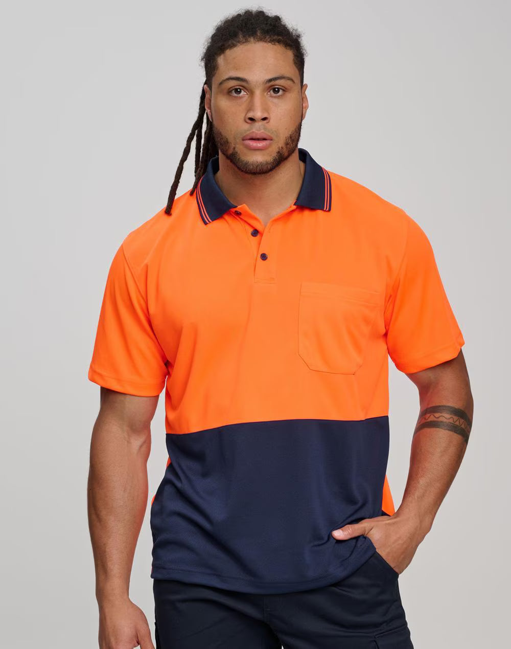 SW01CD Unisex CoolDry® Micro-mesh Safety Polo