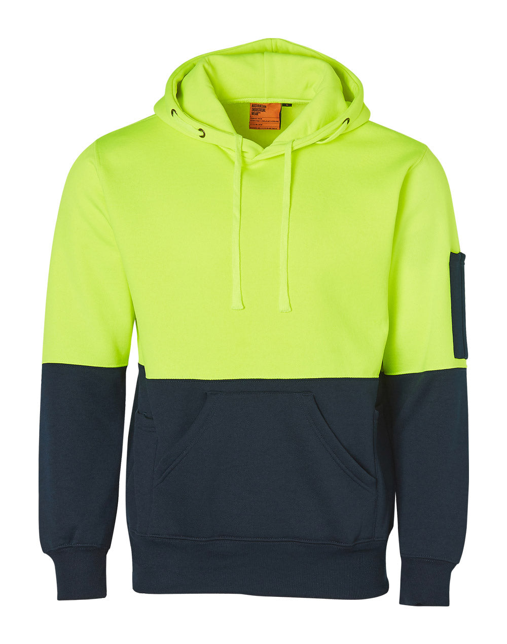 SW38 Unisex Hi-Vis Two Tones Fleecy Hoodie