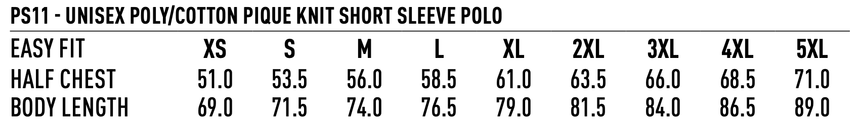 PS12 Unisex Traditional Poly/Cotton Pique Knit Long Sleeve Polo