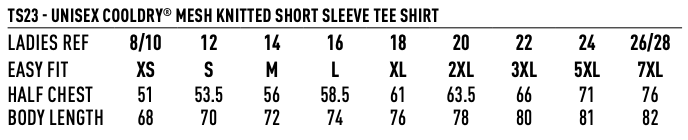 TS23 Unisex CoolDry® Short Sleeve Tee