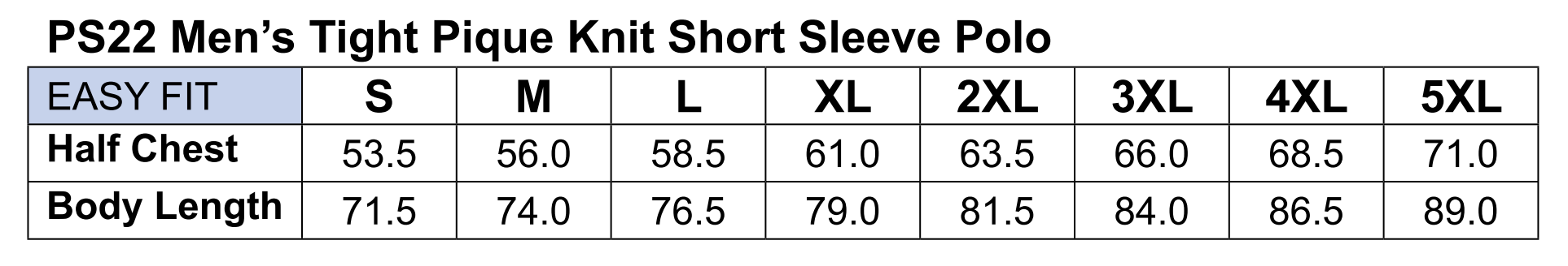 PS22 Mens Tight Pique Knit Short Sleeve Polo