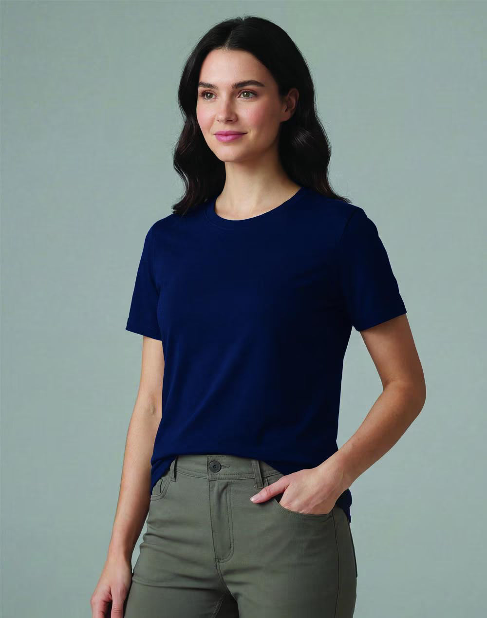 TS43 Ladies Premium Cotton Face Tee
