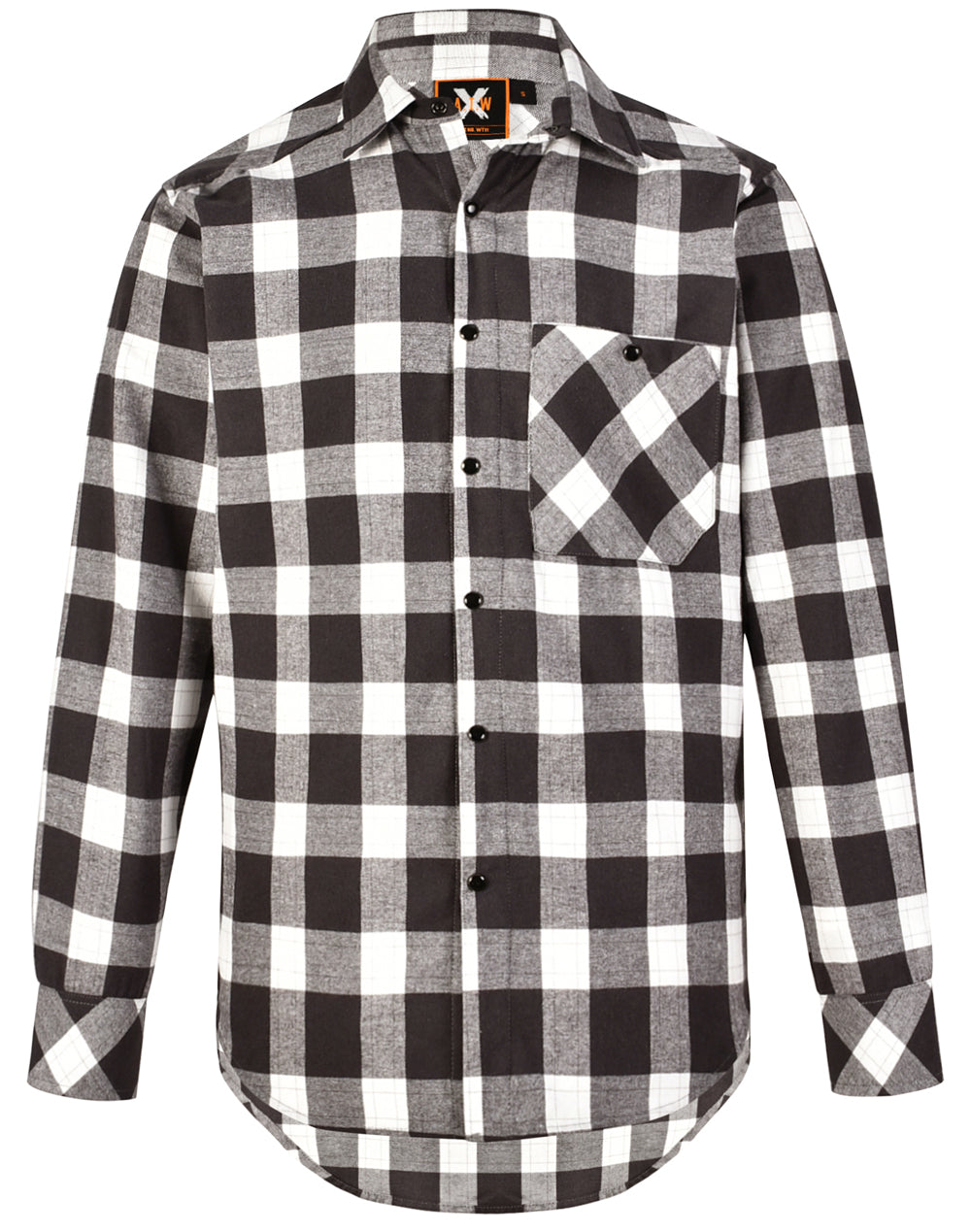 WT11 Unisex Classic Flannel Plaid LS Shirt